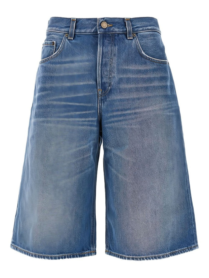 Haikure Blue Classic Five-Pocket Denim Shorts