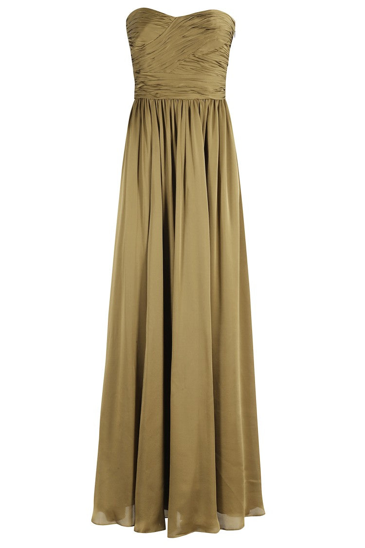 Ulla Johnson Anastasia Silk Wrapped Strapless Gown