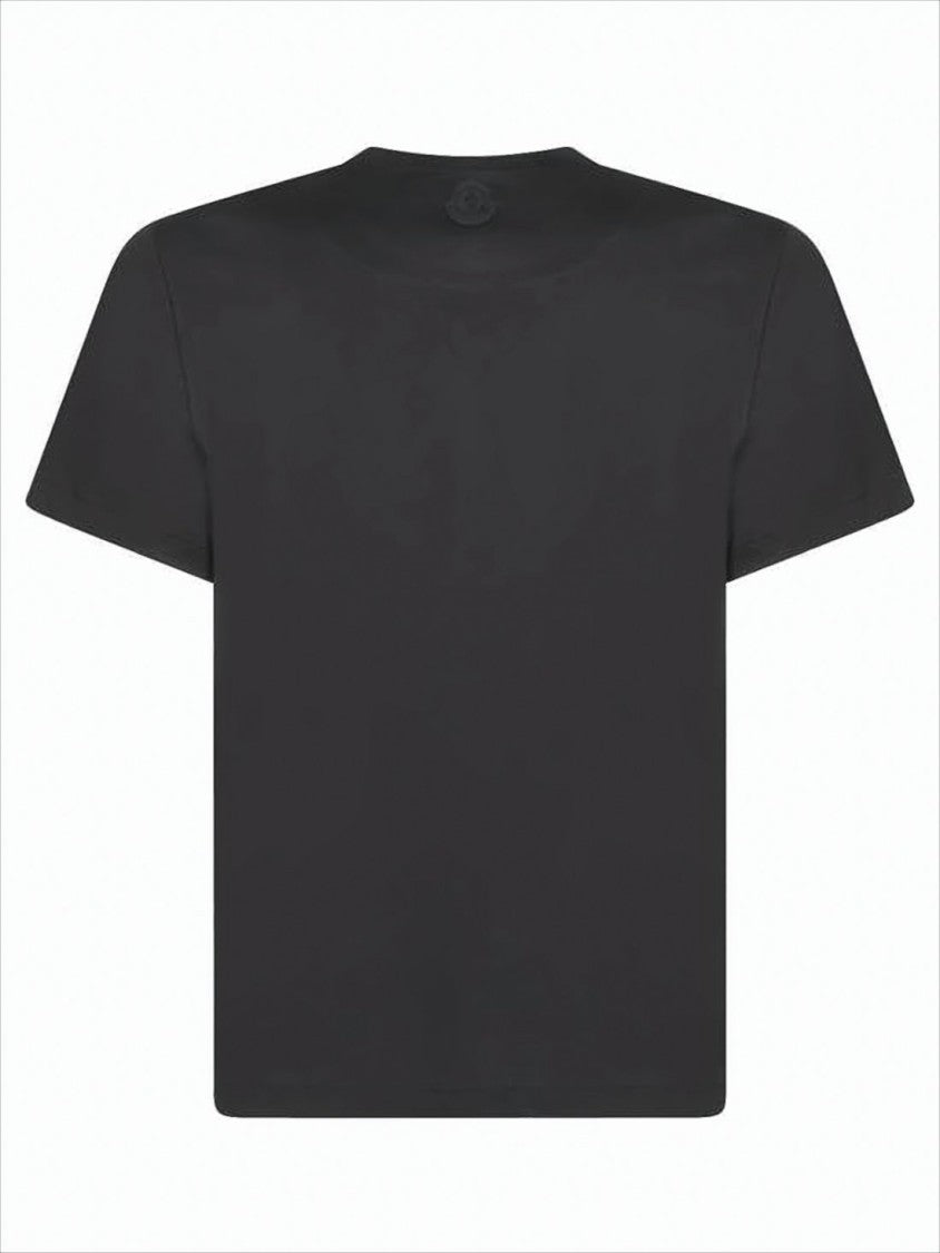 Moncler Short-Sleeve Relaxed Fit T-Shirt With Embossed Logo