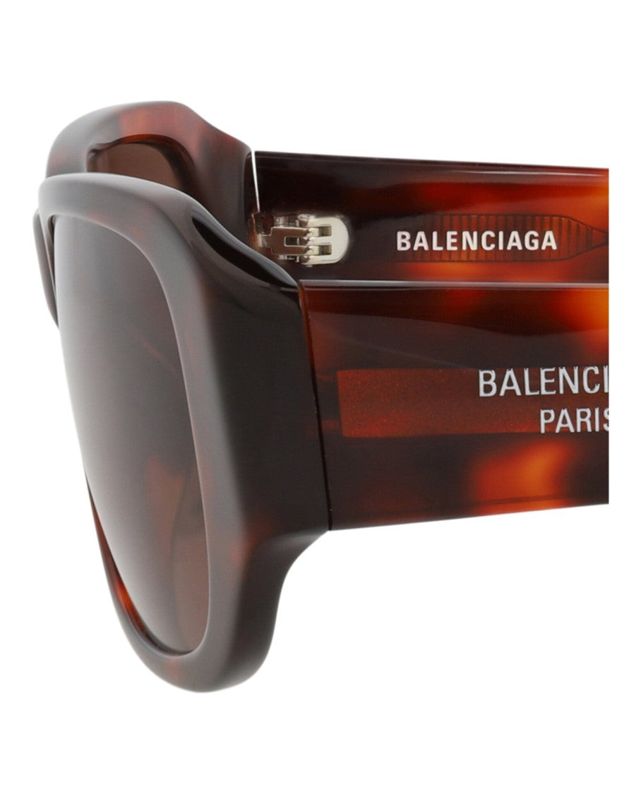 Balenciaga Square-Frame Recycled Acetate Sunglasses