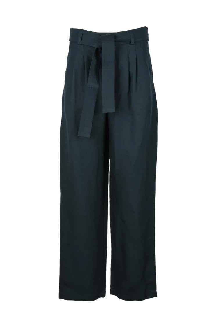 Woolrich Wide-Leg Silhouette Trousers - Blue
