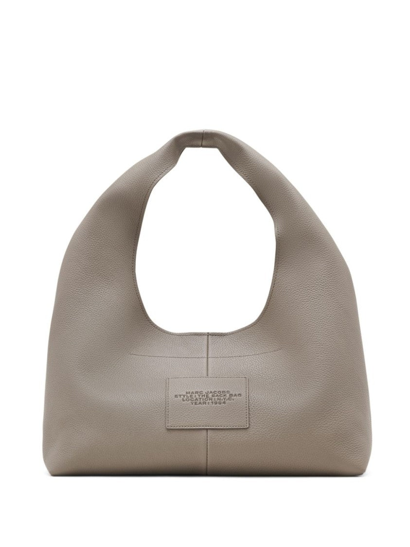 Marc Jacobs Grey Leather Hobo Bag