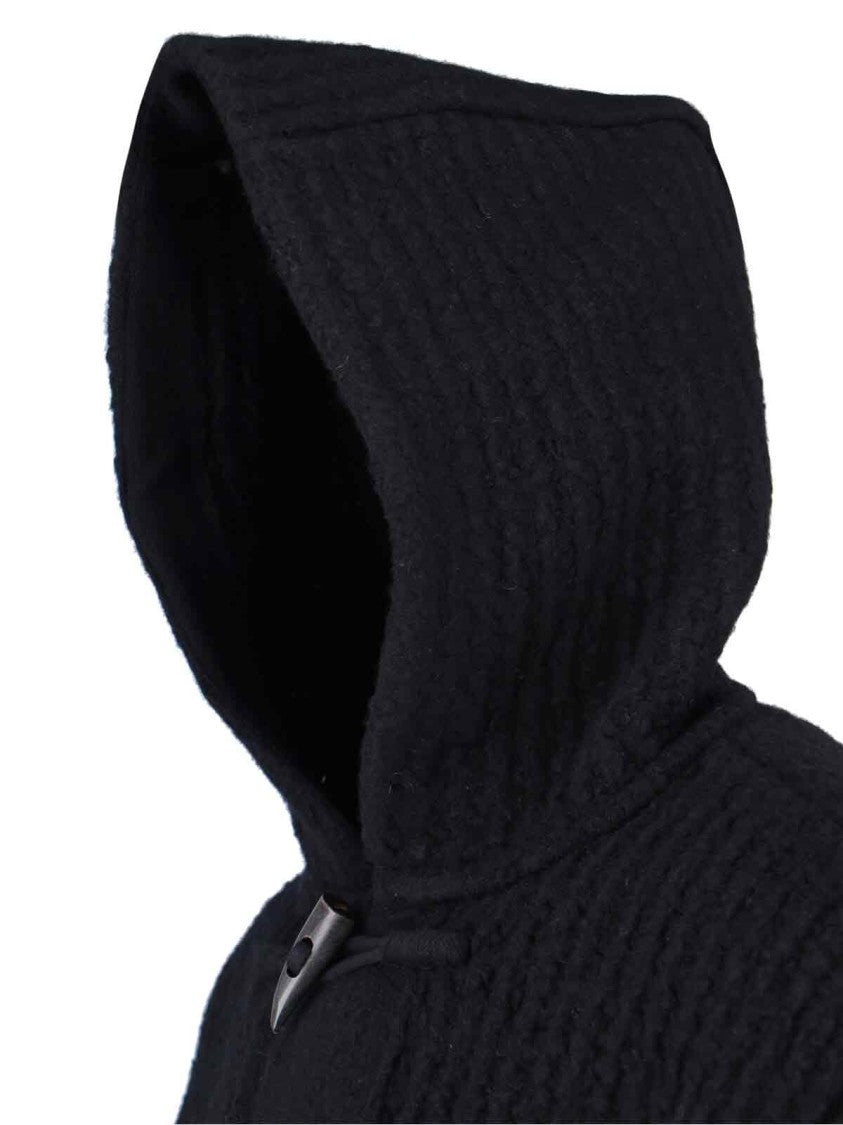 Thom Browne 4-Bar Hoodie Jacket – Black