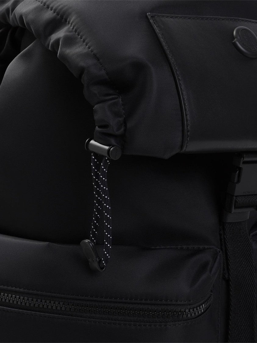 Moncler Kenton Top Flap Drawstring Structured Backpack
