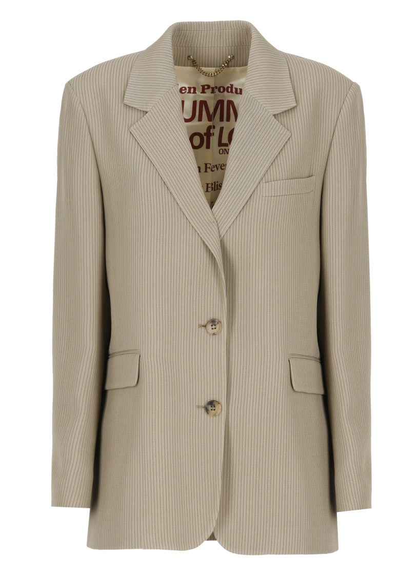 Golden Goose Beige Maia Blazer