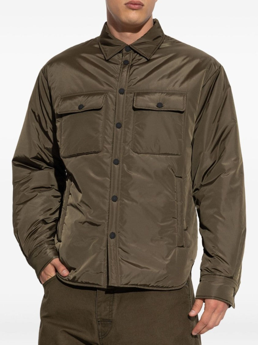 Dsquared2 Dark Olive Green Padded Shell Shirt