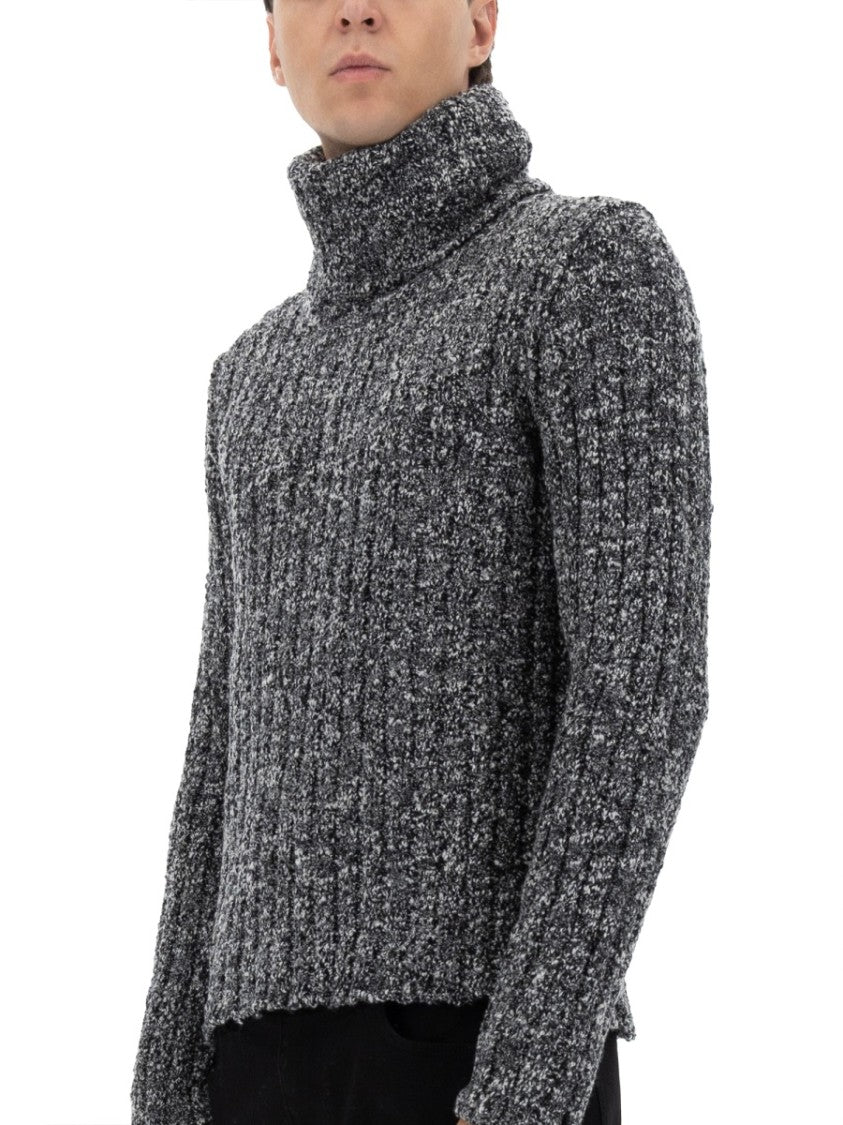 Dolce & Gabbana Textured Knit Turtleneck Pullover