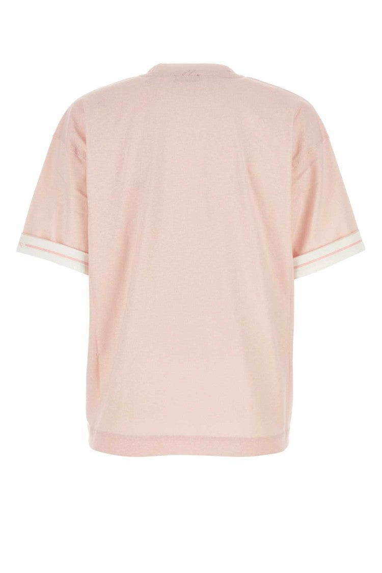 Burberry Pink Cotton Oversize T-Shirt