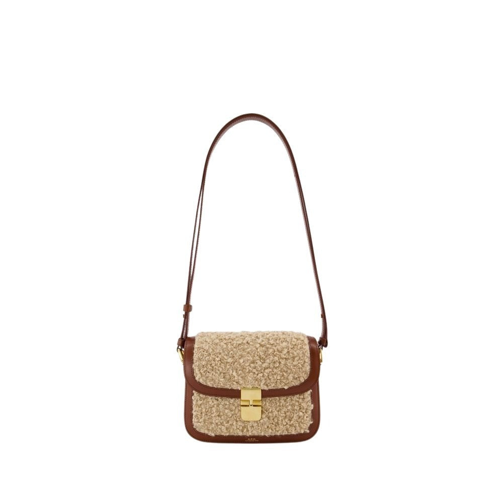 A.P.C. Grace Small Crossbody - Synthetic - Hazelnut