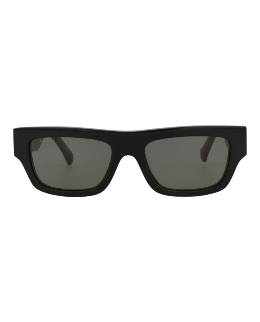 Gucci Square-Frame Eco-Conscious Sunglasses With Textured Temples