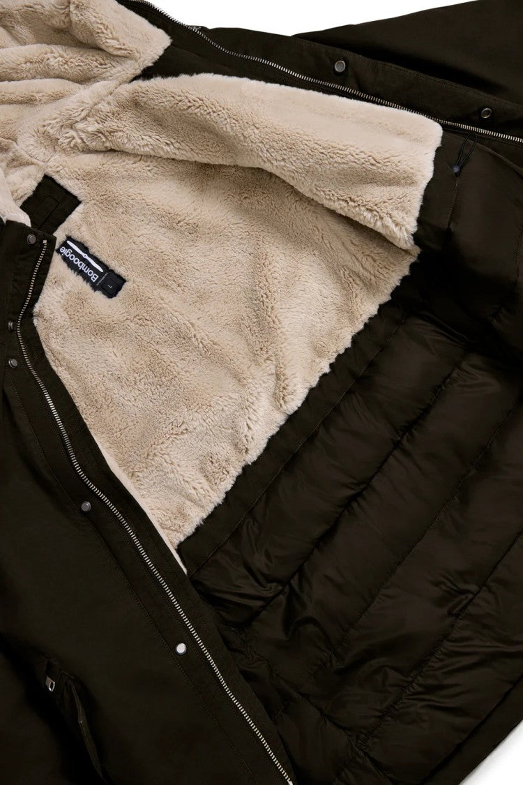 Bomboogie Windbreaker Parka With Concealed Zip Closure