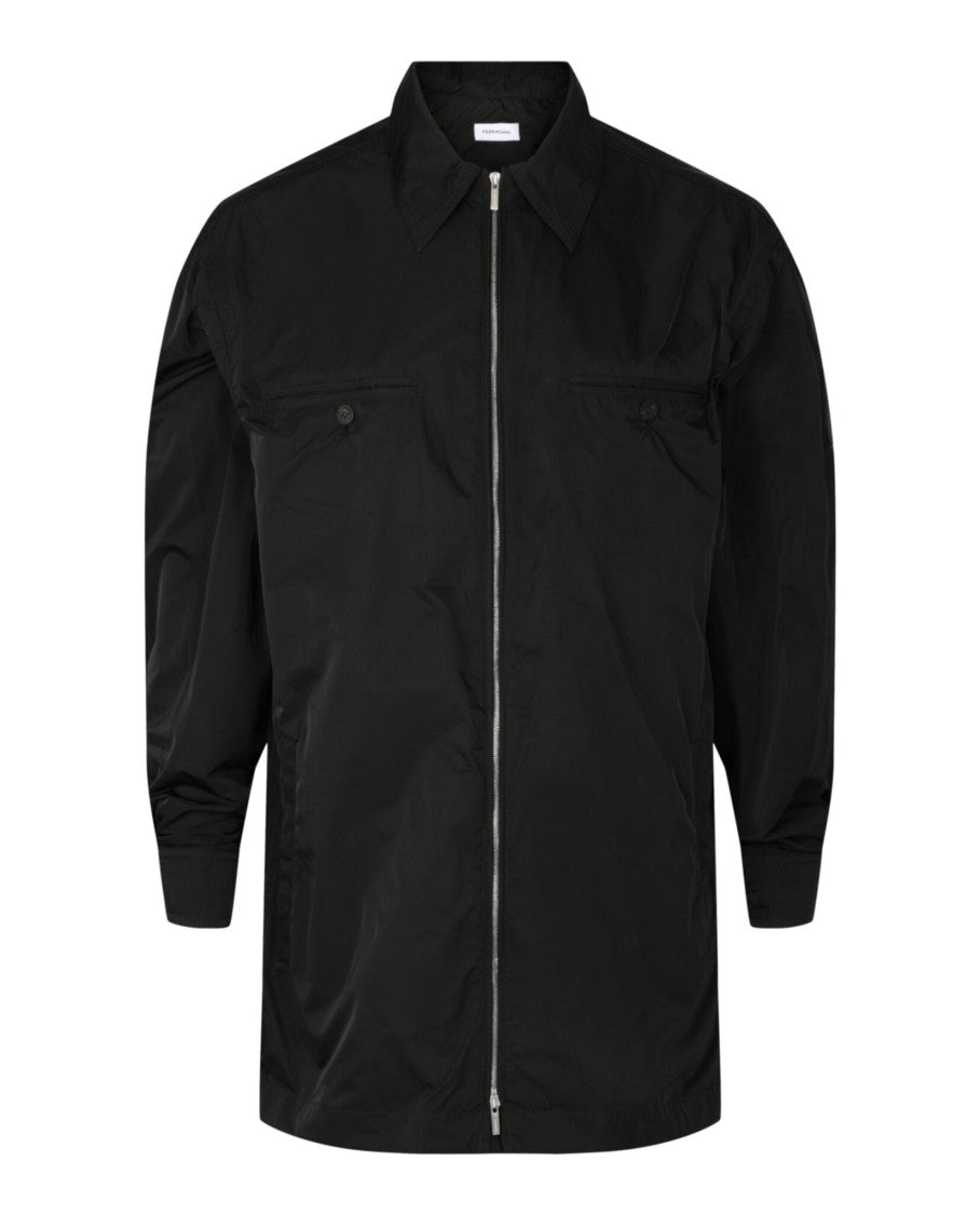 Ferragamo Zip-Up Windbreaker With Removable Hood