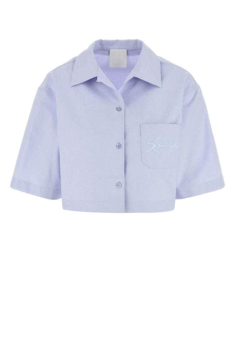 Givenchy Powder Blue Cotton Shirt