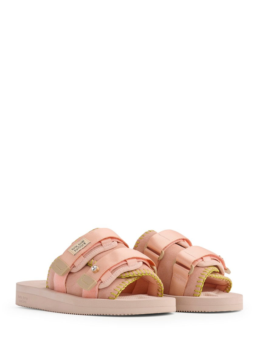 Forte Forte Crossed Strap Sandals With Padded Texture