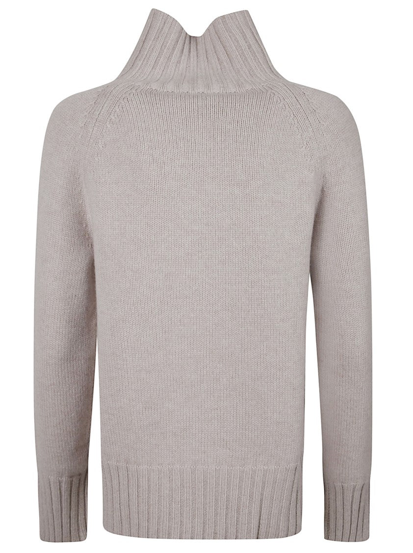 Max Mara Boxy Silhouette Turtleneck Sweater In Wool