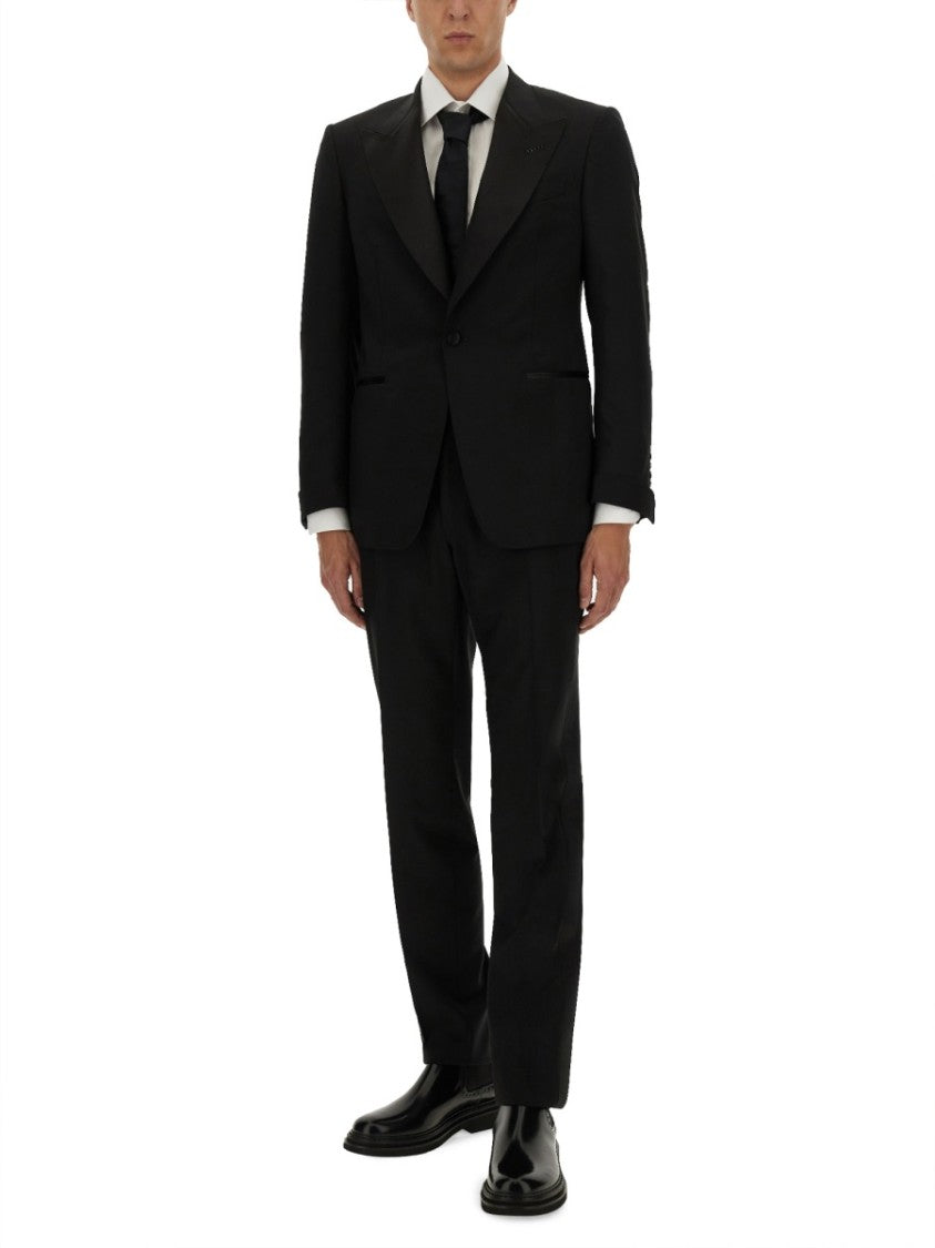 Tom Ford Tailored Black Wool Suit