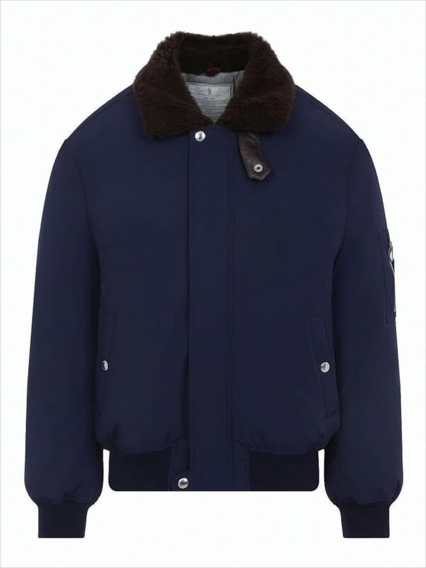 Brunello Cucinelli Padded Navy Jacket