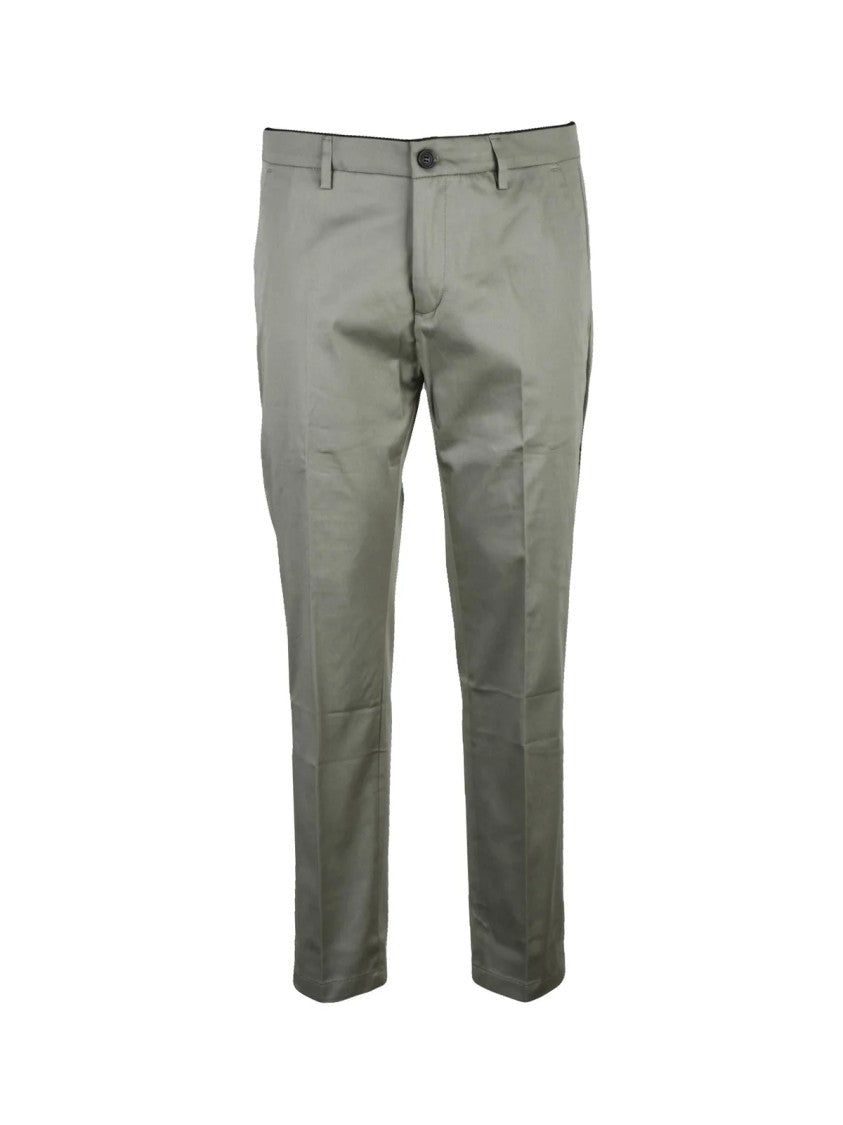 Department 5 Cotton Stretch Trousers - Sage Green