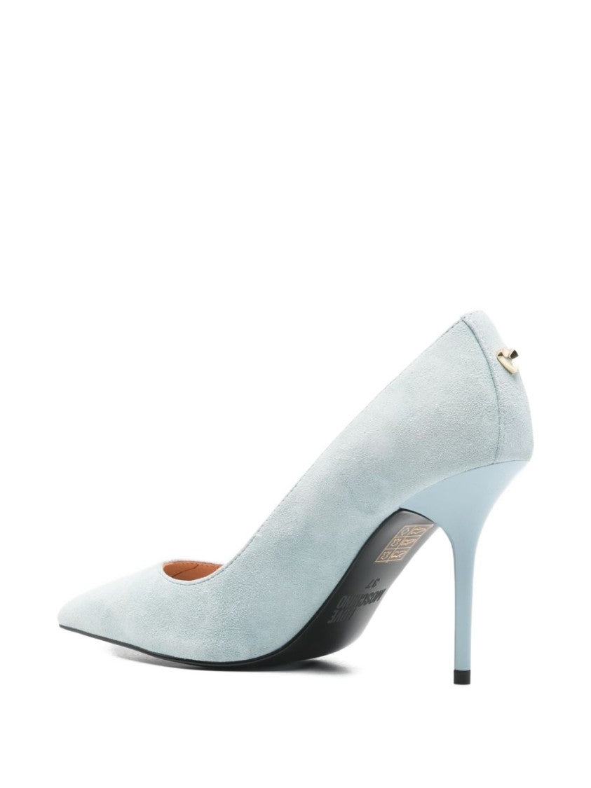 Love Moschino Light Blue Mid-Heel Shoes