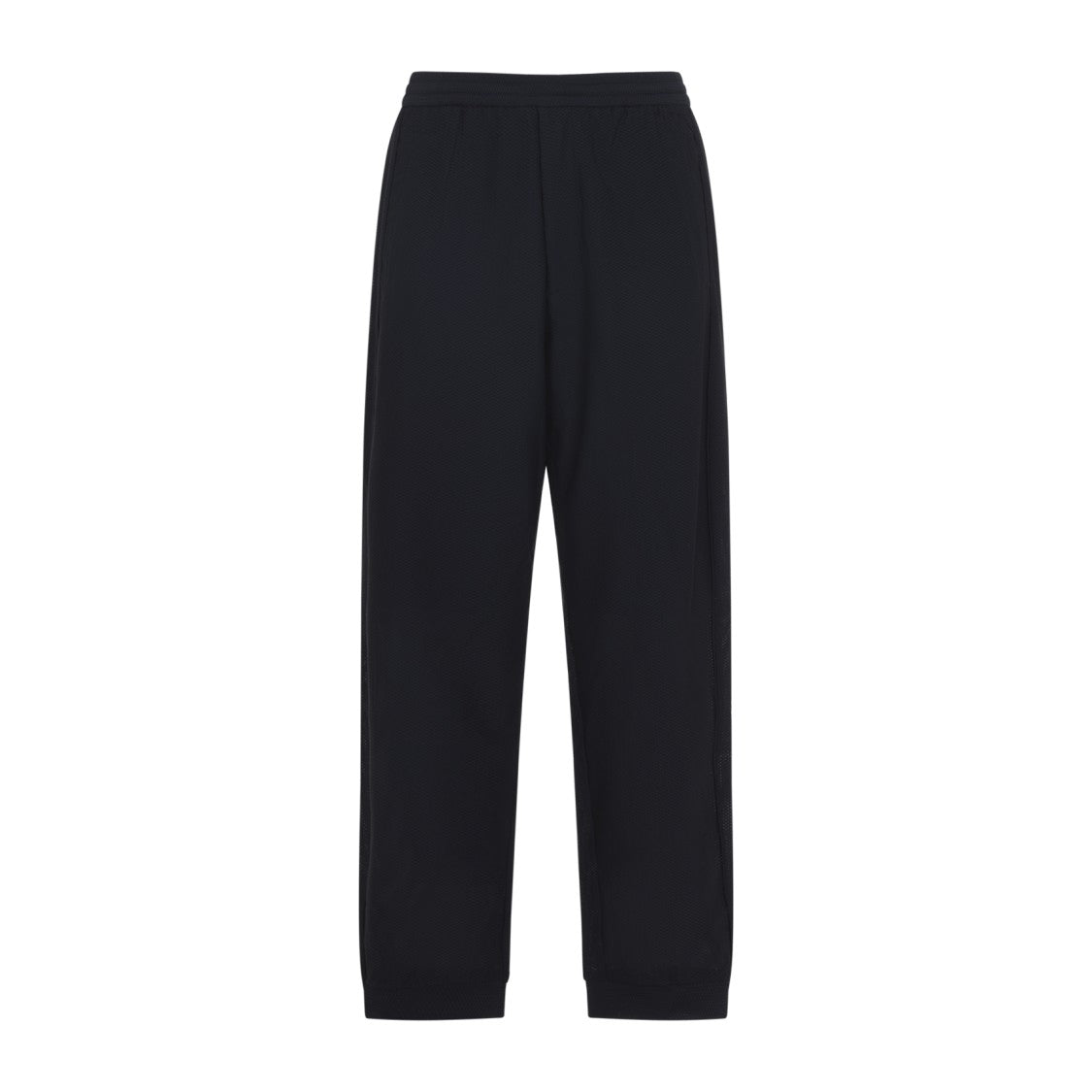 Giorgio Armani Straight-Leg Trousers With Elastic Waistband And Tonal Logo