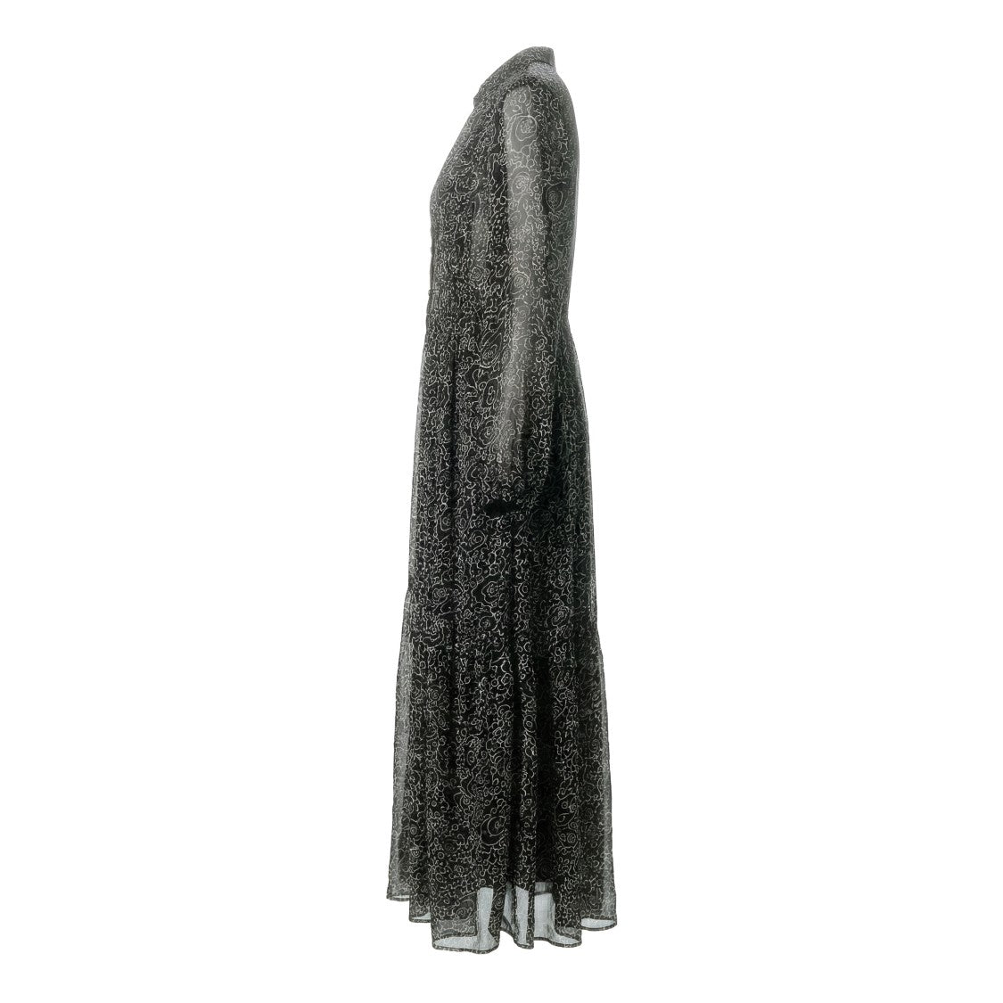 Isabel Marant Briane Printed Chiffon Maxi Dress
