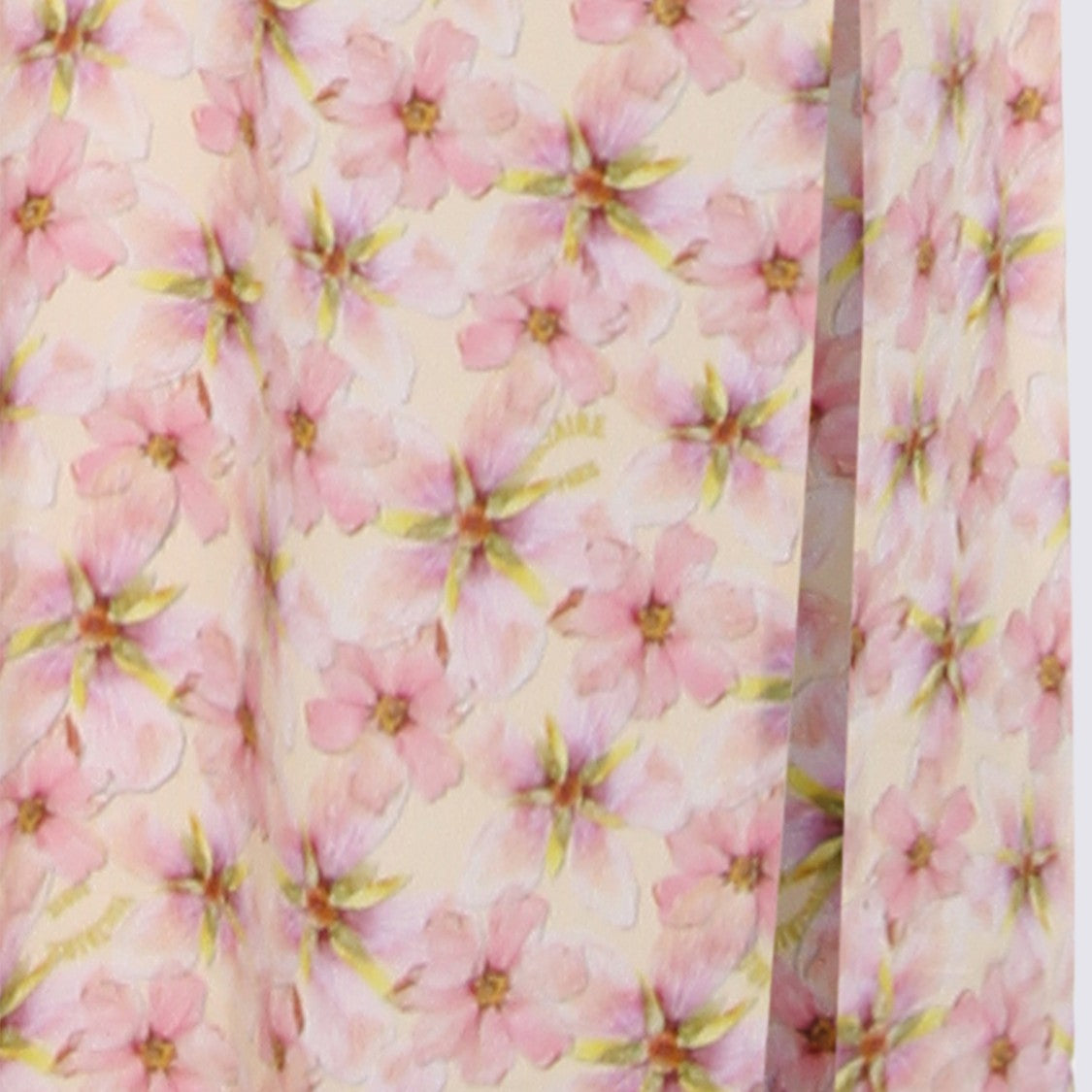 Zadig & Voltaire Pink Floral Viscose Midi Dress