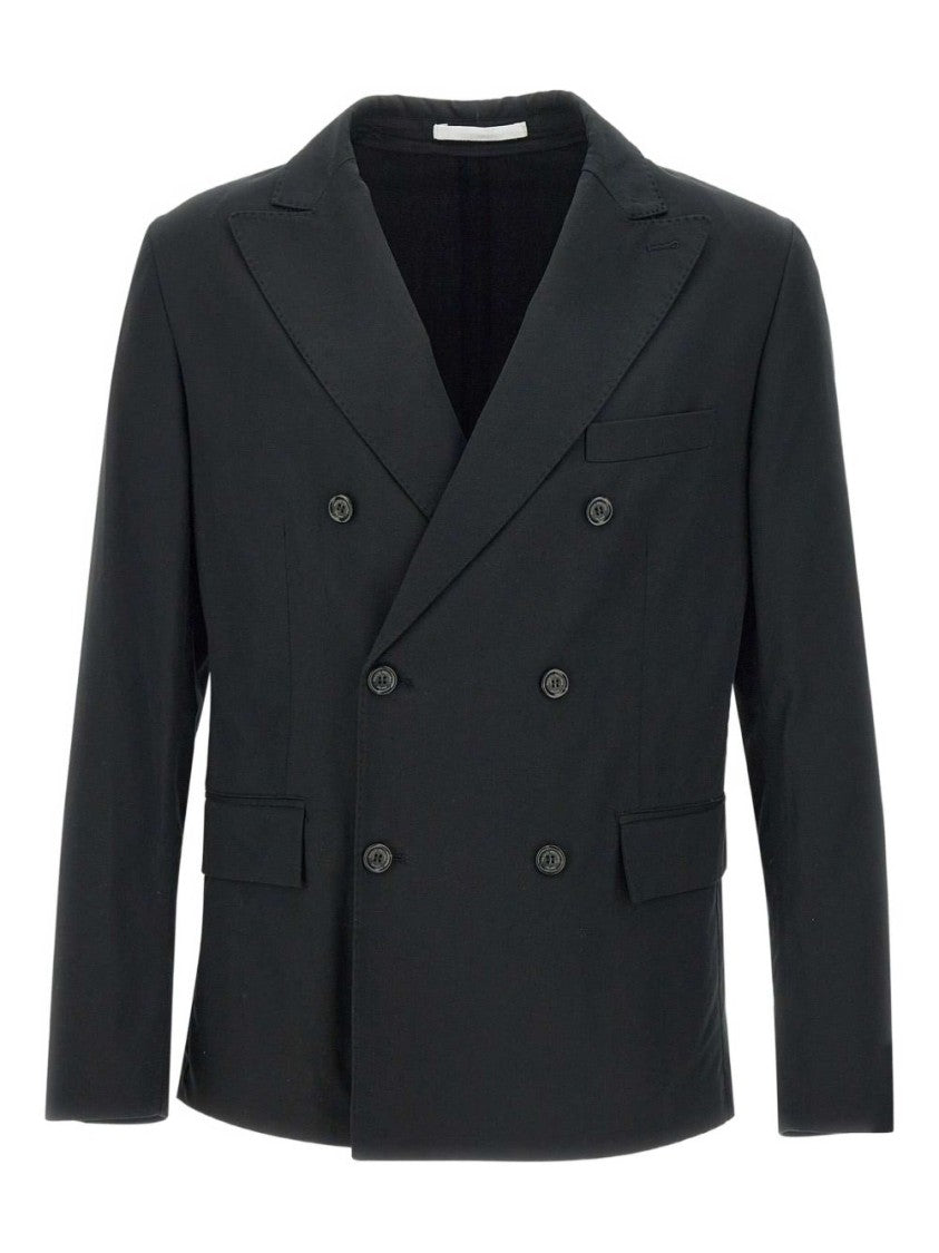 Paolo Pecora Tailored Double-Breasted Jacket With Notched Lapels