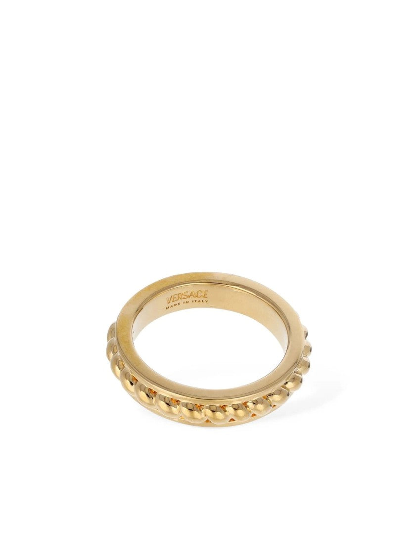 Versace Logo Metal Ring