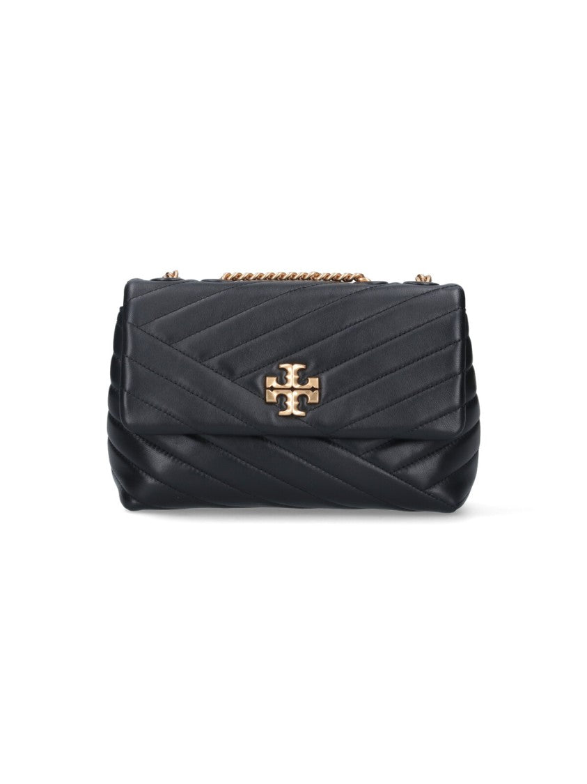 Tory Burch "Kira" Small Shoulder Bag, In Black Lambskin