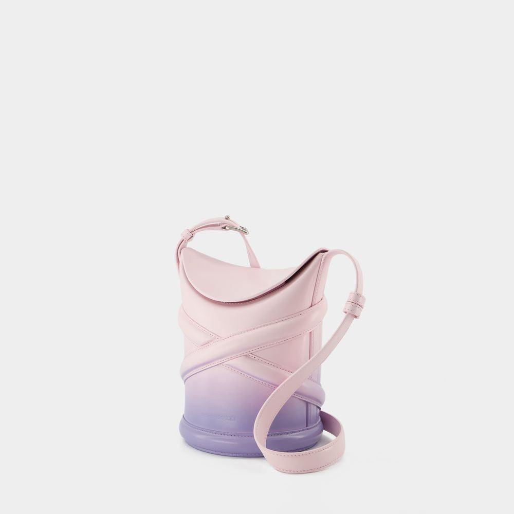 Alexander Mcqueen The Curve Hobo Bag  - Lilac/Pink - Leather