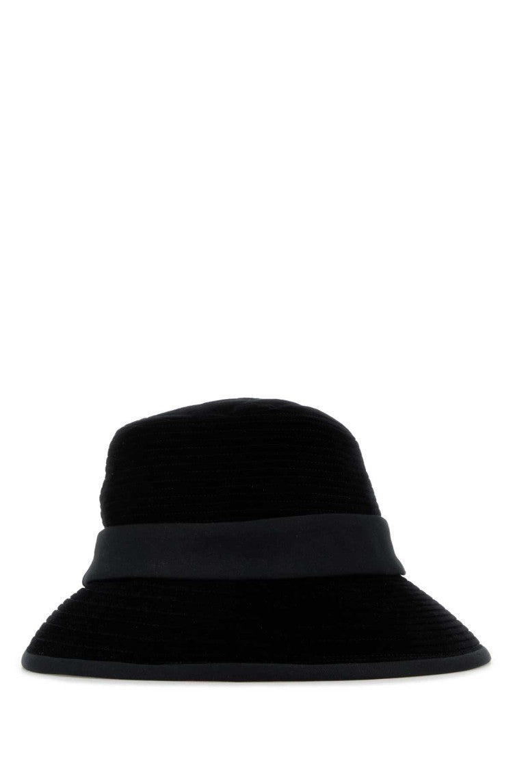 Valentino Garavani Black Velvet Hat