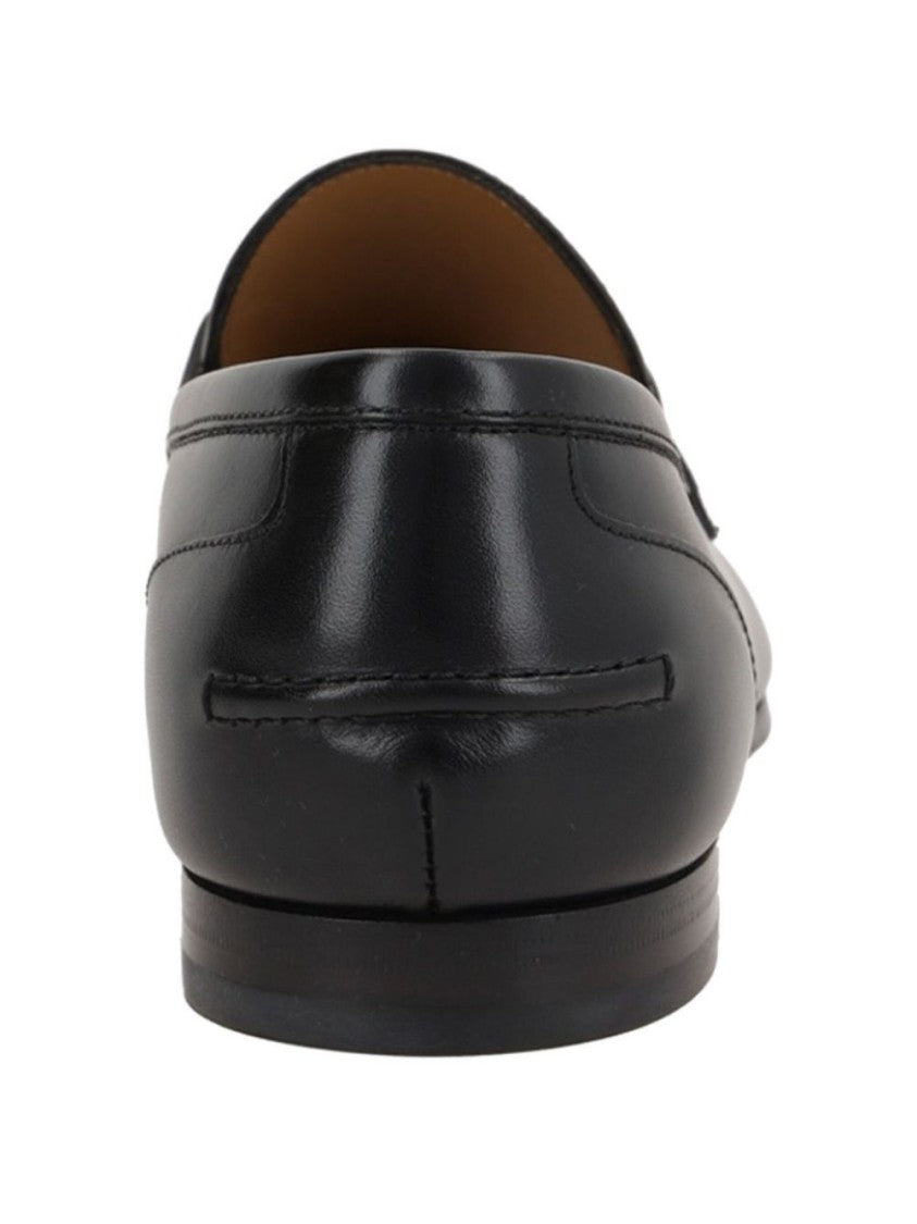 Gucci Classic Black Leather Jordaan Loafer