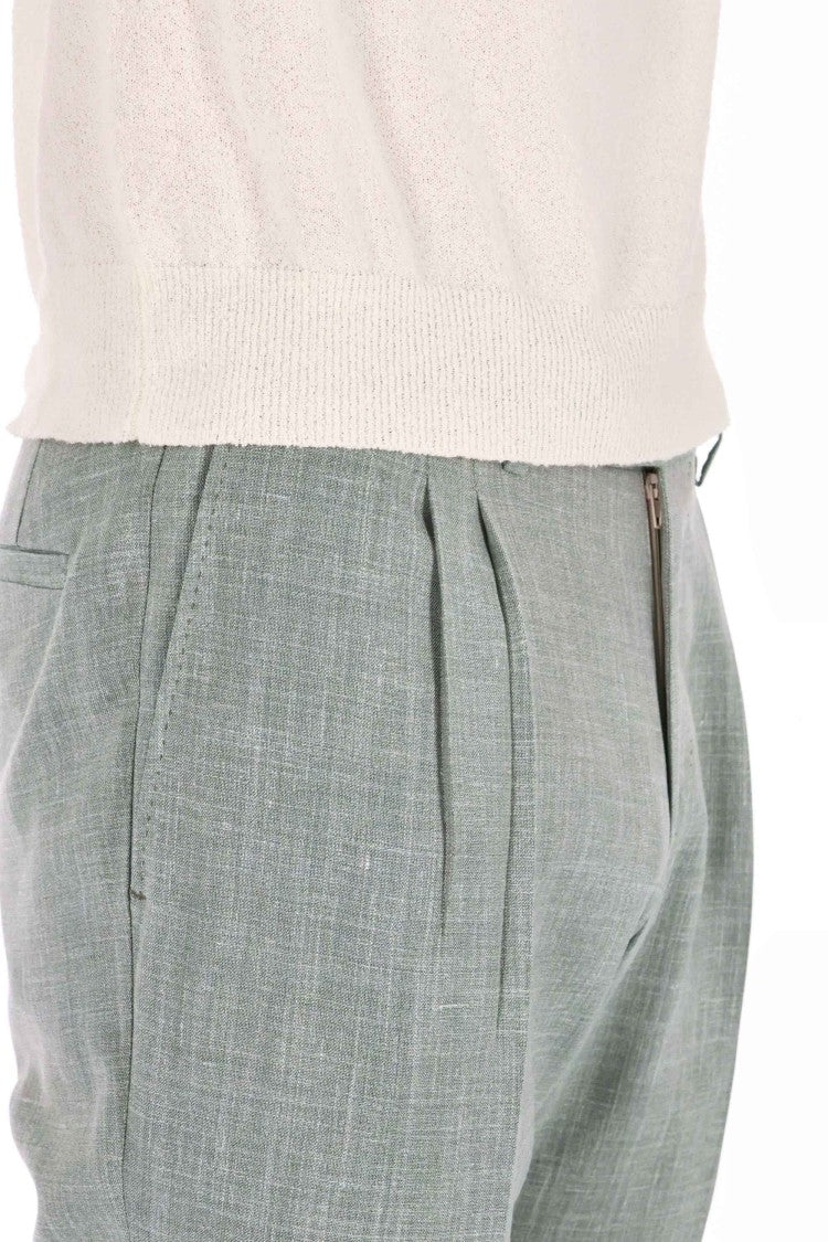 Eleventy Loro Piana Summertime Linen-Wool-Silk Dress