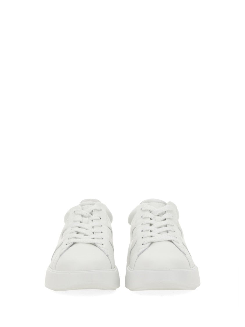 Hogan Rebel Low-Top Textured Mutton Leather Sneakers