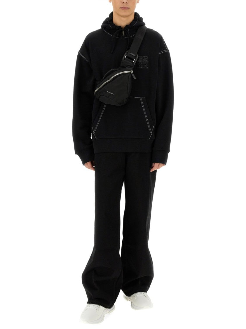 Givenchy Relaxed-Fit Black Hoodie With Drawstring