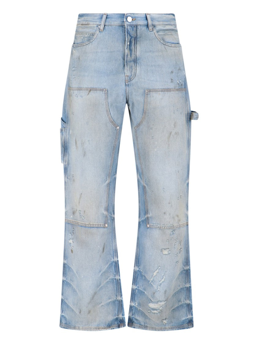 Amiri Carpenter Jeans Light Blue Denim