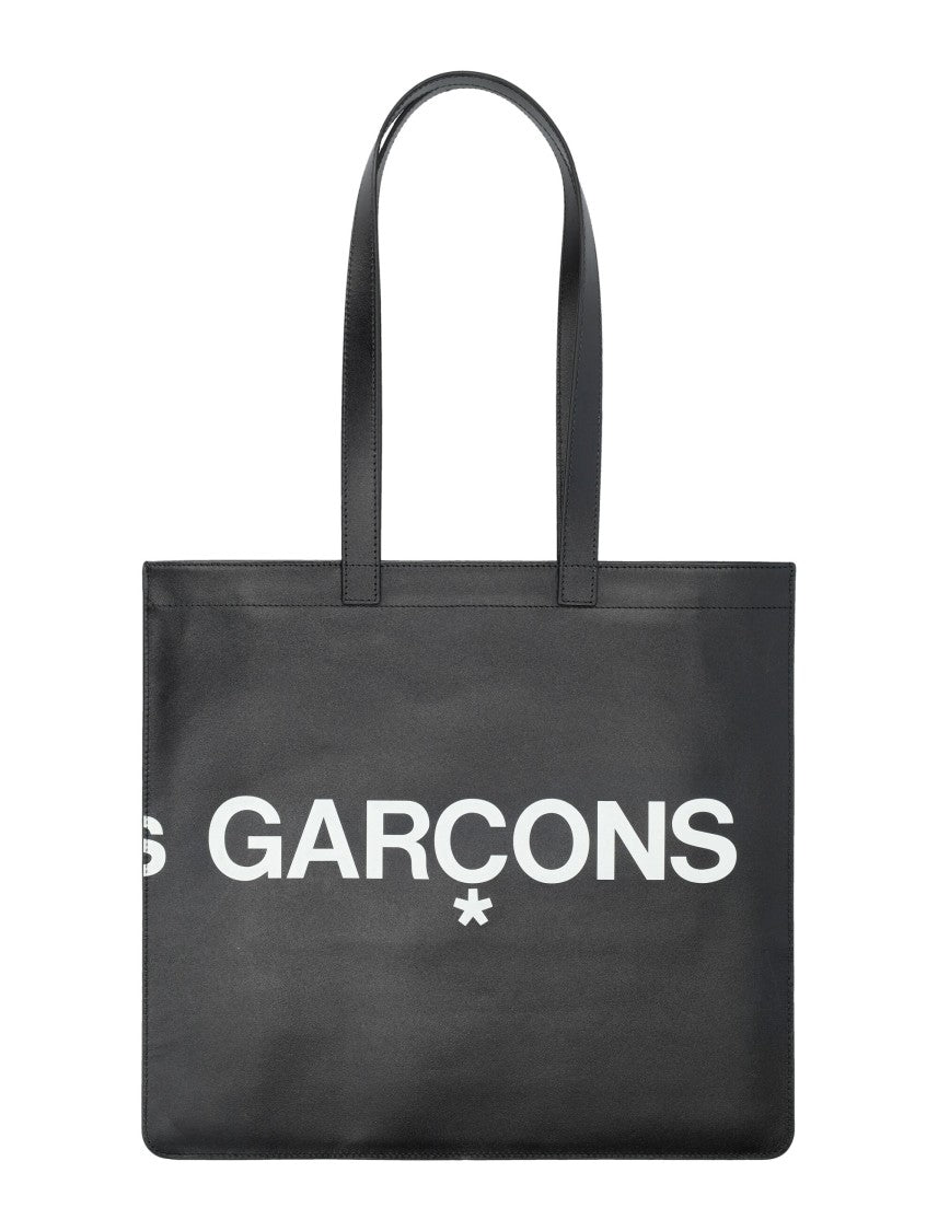 Comme Des Garçons Huge Logo Tote Bag