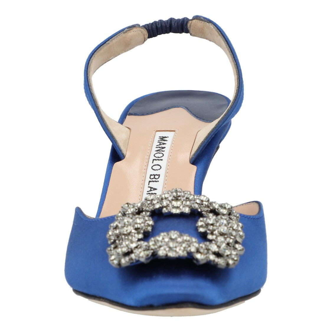 Manolo Blahnik Hangisli Slingback Pumps 85Mm Blue