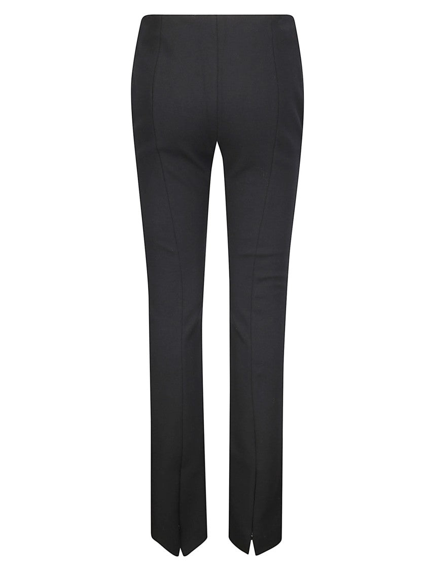 Sportmax Elastic Fabric Regular Fit Cigarette Leg Pants