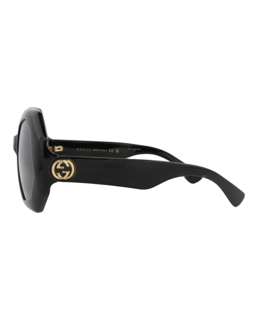 Gucci Round-Frame Injection Sunglasses