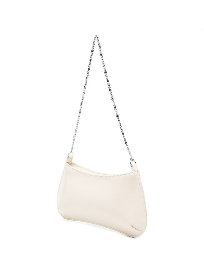 Jacquemus Light Ivory Glossy Elongated Shoulder Bag