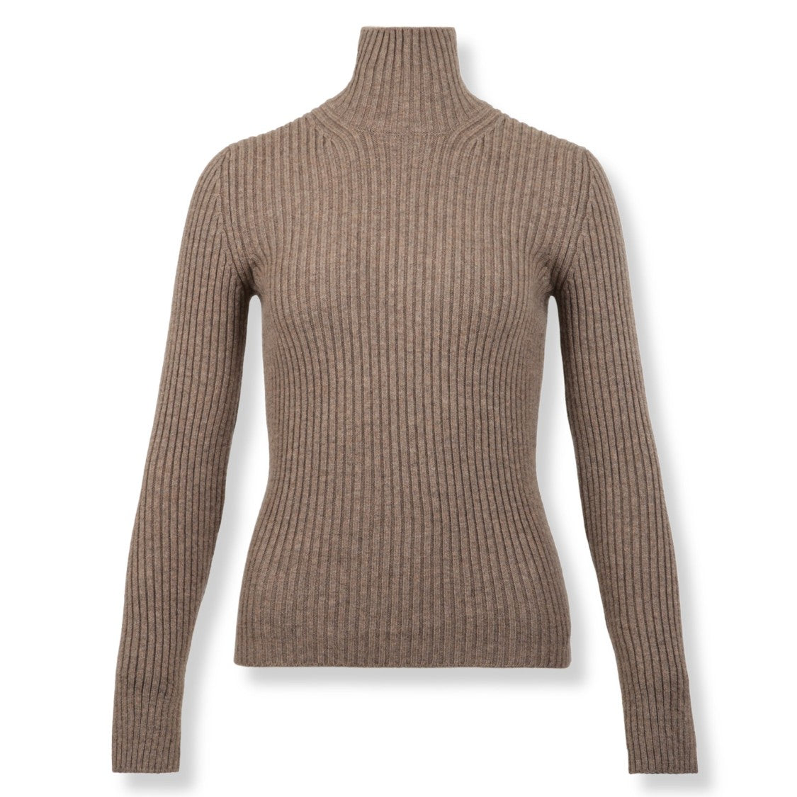 Max Mara Fitted Ribbed Knit Top With Half-Zip Closure