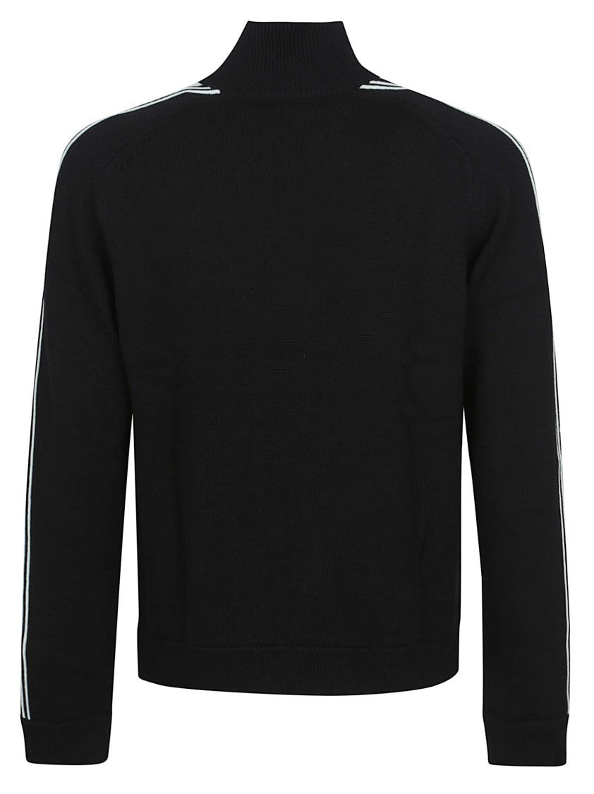 Casablanca Merino Wool Sweatshirt With High Collar