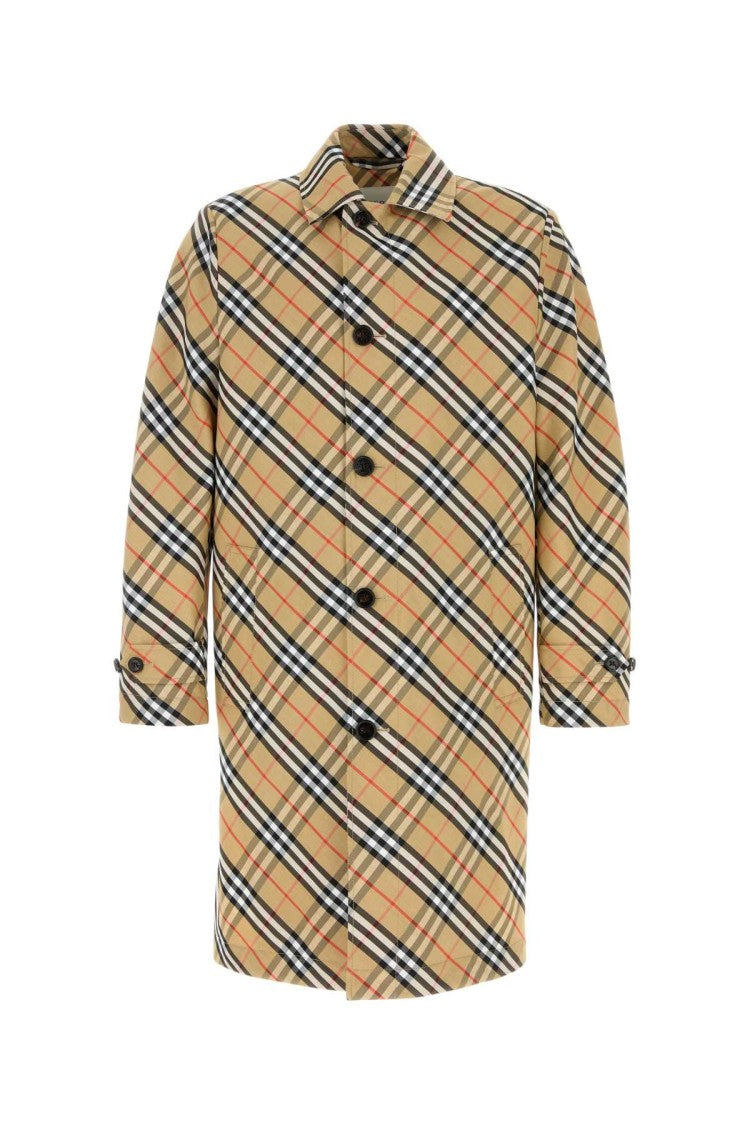 Burberry Embroidered Polyester Trench Coat
