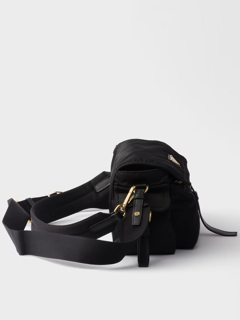 Prada Medium Black Re-Nylon Borsa Explore Bag