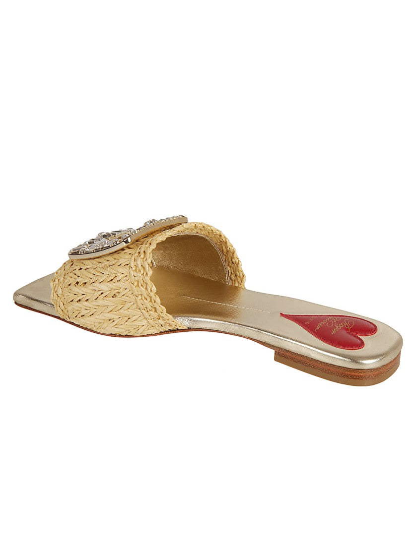 Roger Vivier Woven Design Sandals