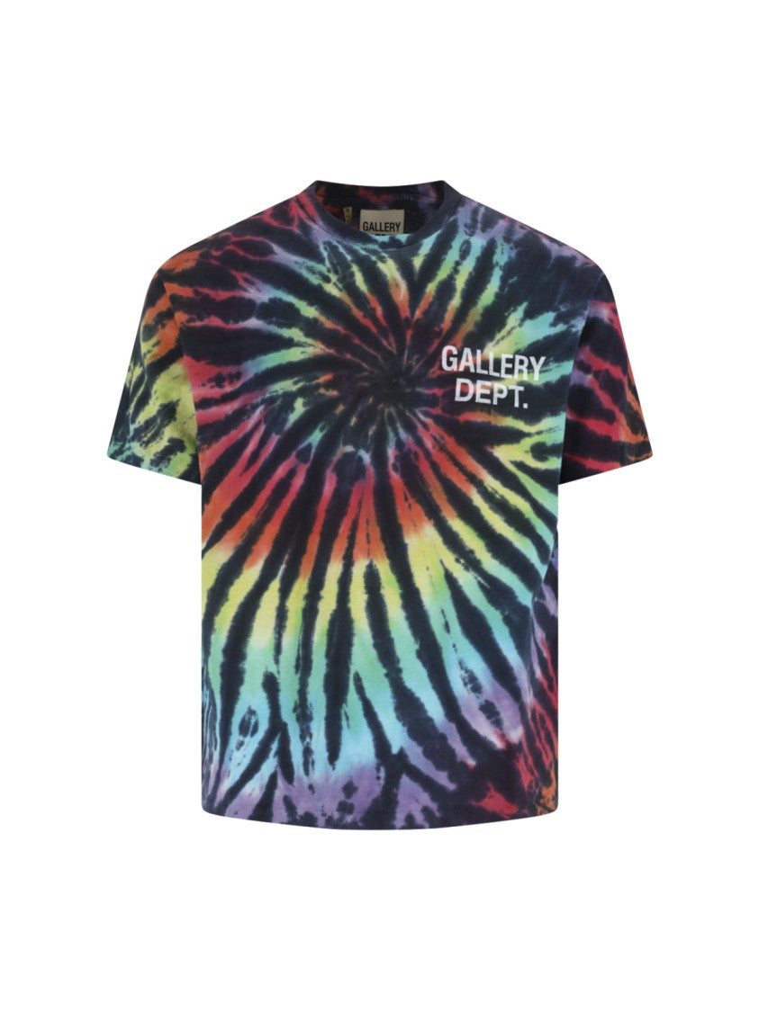 Gallery Dept. Multicolor Tie-Dye T-Shirt With Logo Prints