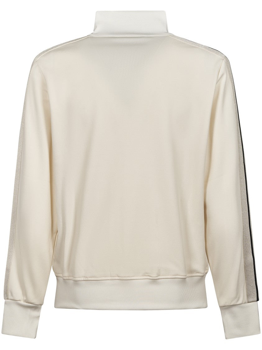 Palm Angels Classic Logo Track Jacket With High Collar And Stylish Panels
