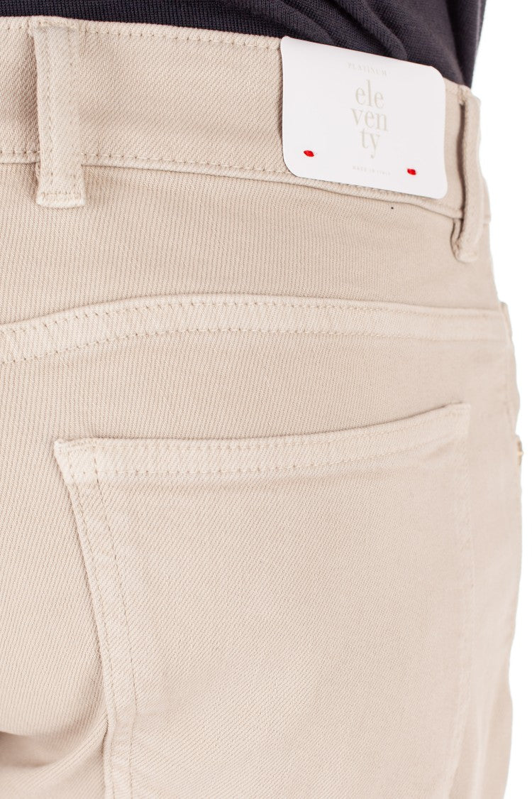 Eleventy Colored 5-Pocket Stretch Cotton Jeans