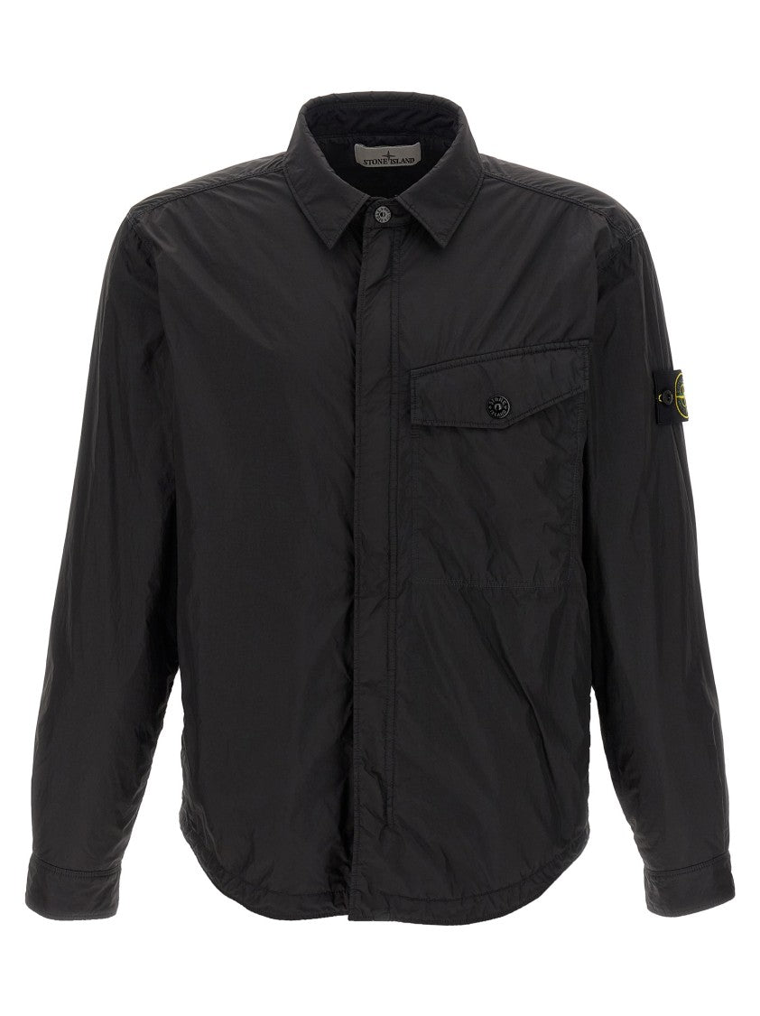 Stone Island Garment Dyed Crinkle Reps Ny' Jacket